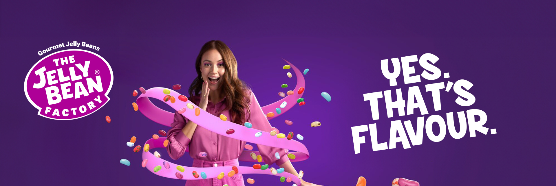 The Jelly Bean Factory Banner